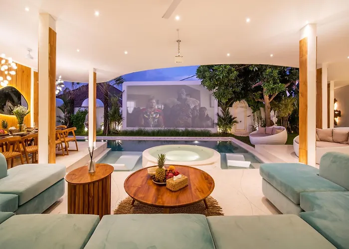 Villa Magic Mango, Spacious 5Br With Private Pool, Jacuzzi, And Projector Canggu (Bali)
